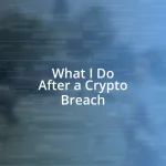 What I Do After a Crypto Breach